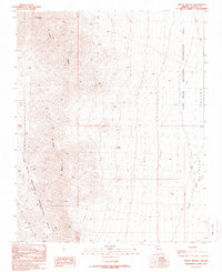 Mount Wilson 1989 topographic map thumbnail