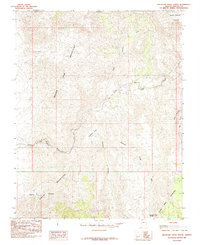 Mountain Sheep Spring 1985 topographic map thumbnail