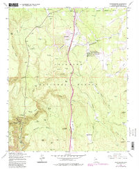 Mountainaire 1962 topographic map thumbnail