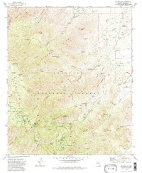Mt. Graham 1972 topographic map thumbnail