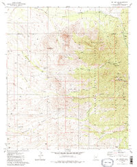 Mt. Hopkins 1981 topographic map thumbnail