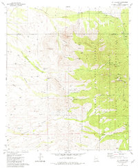 Mt. Hopkins 1981 topographic map thumbnail