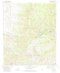 Mt. Lemmon topographic map thumbnail