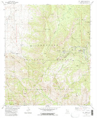 Mt. Lemmon 1981 topographic map thumbnail