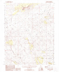 Muggins Flat 1988 topographic map thumbnail