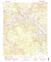 Mule Hoof Bend 1988 topographic map thumbnail