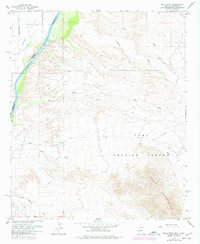 Mule Wash 1964 topographic map thumbnail