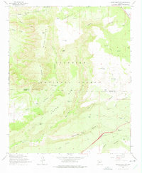 Munds Mountain 1965 topographic map thumbnail