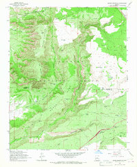 Munds Mountain 1965 topographic map thumbnail