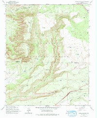 Munds Mountain 1965 topographic map thumbnail