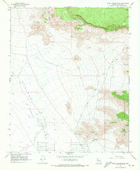 Music Mountains NW 1968 topographic map thumbnail