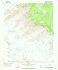 Music Mountains SE 1968 topographic map thumbnail