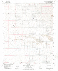 Music Mountains SW 1968 topographic map thumbnail