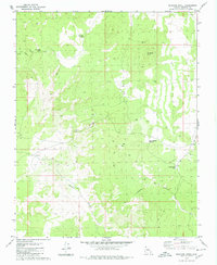 Mustang Knoll 1979 topographic map thumbnail