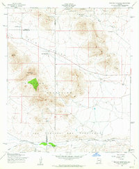 Mustang Mountains 1958 topographic map thumbnail