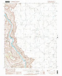 Nankoweap Mesa 1988 topographic map thumbnail