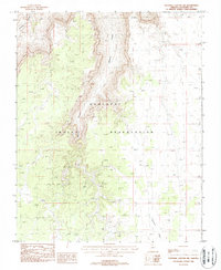National Canyon SW 1988 topographic map thumbnail