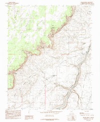 Navajo Bridge 1985 topographic map thumbnail