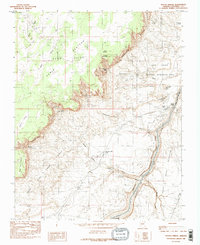 Navajo Bridge 1985 topographic map thumbnail