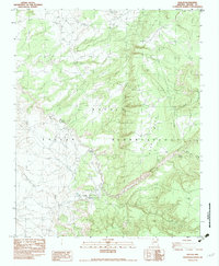 Nazlini 1983 topographic map thumbnail