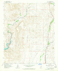 New River 1964 topographic map thumbnail