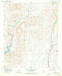 New River 1964 topographic map thumbnail