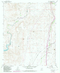 New River 1964 topographic map thumbnail