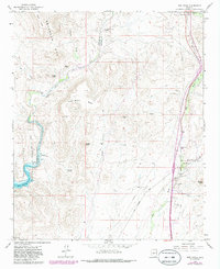 New River 1964 topographic map thumbnail