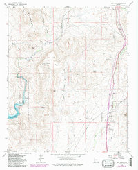 New River 1964 topographic map thumbnail