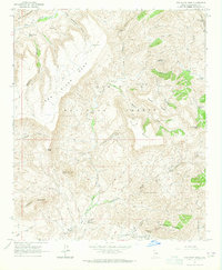 New River Mesa 1964 topographic map thumbnail