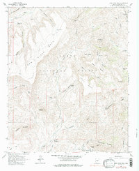 New River Mesa 1964 topographic map thumbnail