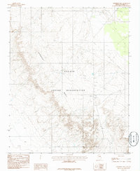 Newberry Mesa 1986 topographic map thumbnail