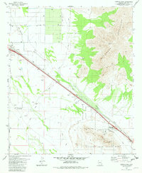 Newman Peak 1981 topographic map thumbnail