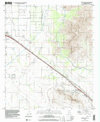Newman Peak 1996 topographic map thumbnail