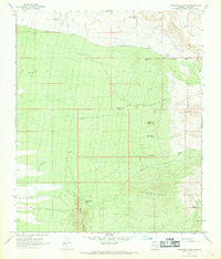 Ninetysix Hills NW 1966 topographic map thumbnail