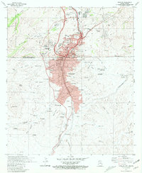 Nogales 1981 topographic map thumbnail