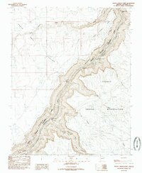 North Canyon Point 1985 topographic map thumbnail