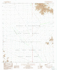 North of Isla Pinta 1990 topographic map thumbnail