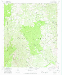 North Peak 1973 topographic map thumbnail