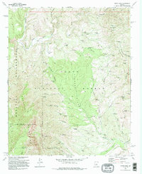 North Peak 1973 topographic map thumbnail