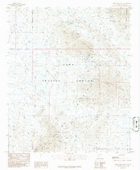North Trigo Peaks 1986 topographic map thumbnail
