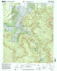 Nutrioso 1997 topographic map thumbnail