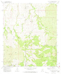 Oak Grove Canyon 1972 topographic map thumbnail