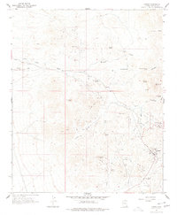 Oatman 1967 topographic map thumbnail