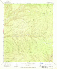 Odart Mtn 1967 topographic map thumbnail
