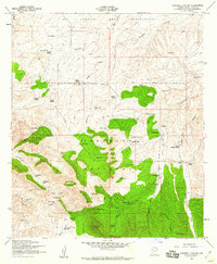 O'Donnell Canyon 1958 topographic map thumbnail
