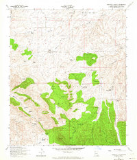 O'Donnell Canyon 1958 topographic map thumbnail