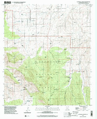 O'Donnell Canyon 1996 topographic map thumbnail