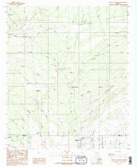 Oracle Junction 1988 topographic map thumbnail