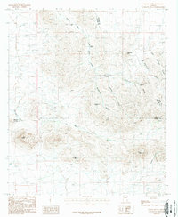 Orange Butte 1987 topographic map thumbnail
